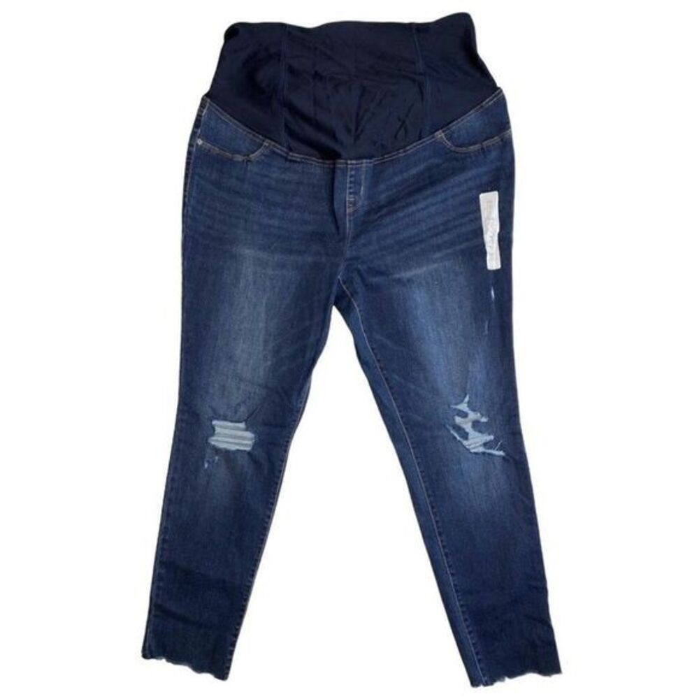Isabel Maternity Skinny Jeans Women's 16 XL Crossover Support Panel NEW